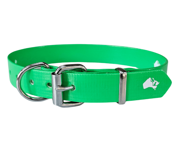 Working Dog Collar PVC Copper/Rivets Stainless Steel 25mm