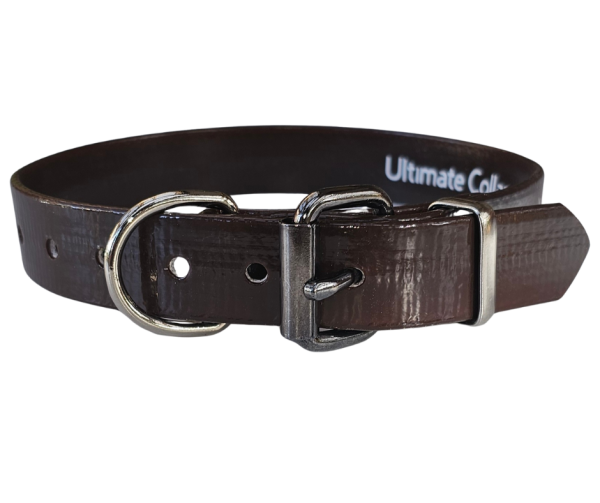 Working Dog Collar PVC Copper Rivets 25mm