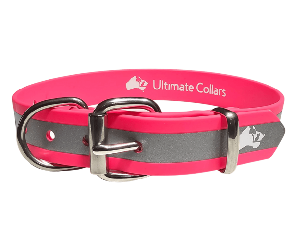Working Dog Collar Reflective BioThane®