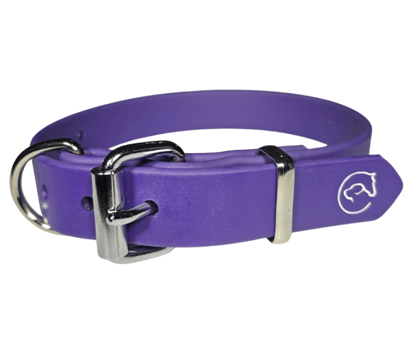 Working Dog Collar Heavy Duty BioThane® Copper Rivets 25mm