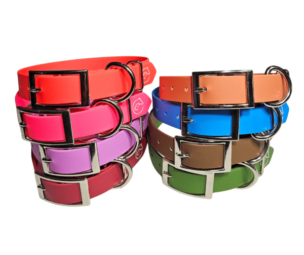 Working Dog Collar Easy Clean PVC 25mm
